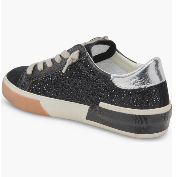 Dolce Vita Black and Silver Sneakers - Picture 2 of 16